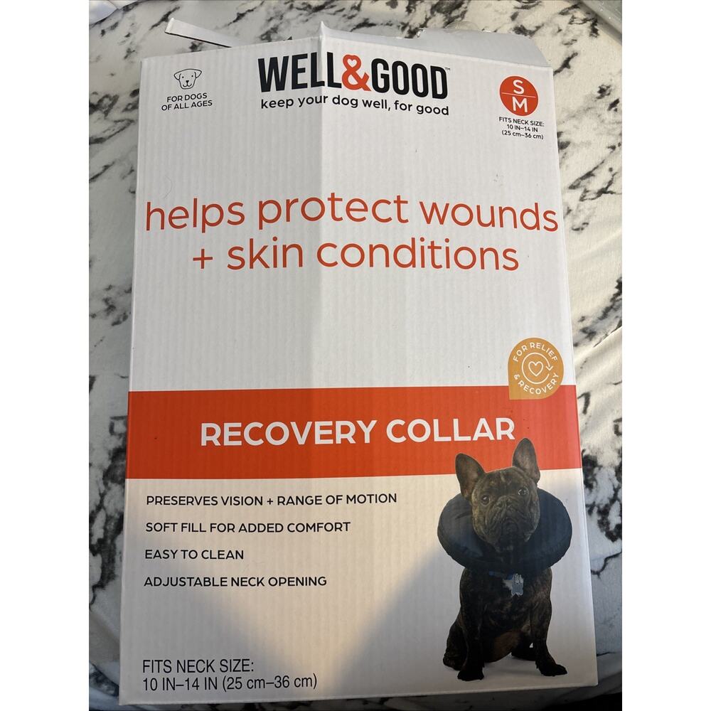 Well And Good Recovery Collar Dog S/M OPEN BOX